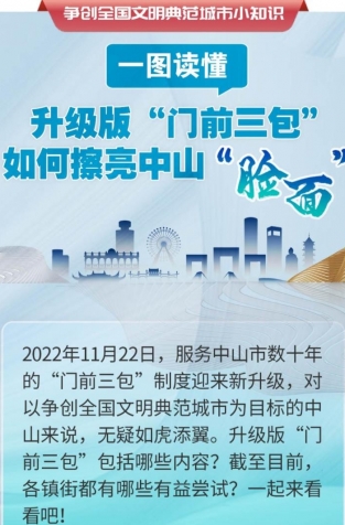 一圖讀懂 | 升級版“門前三包”如何擦亮中山“臉面”？