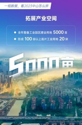 一分鐘速讀！一組數(shù)據(jù)解鎖2023年中山發(fā)展密碼